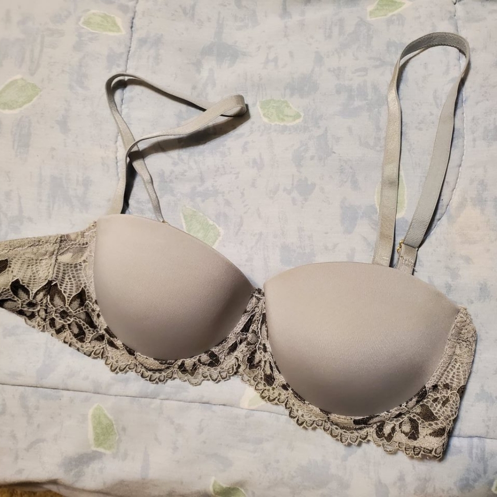Adjustable Gray Bra